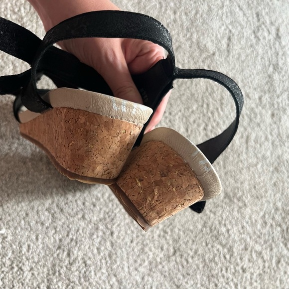 New Propét Women's 11 M Black Millie Open Toe Wedge Strappy Sandals - Picture 5 of 7